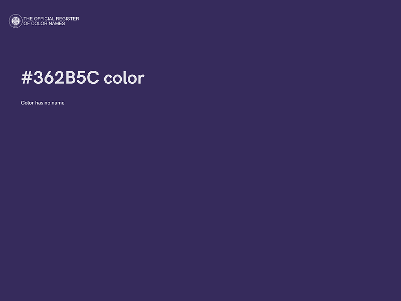 #362B5C color image