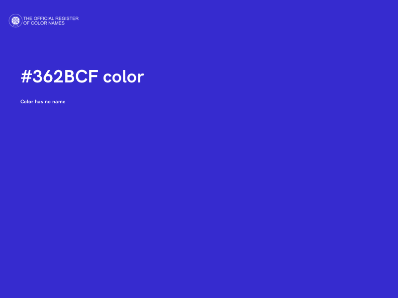 #362BCF color image