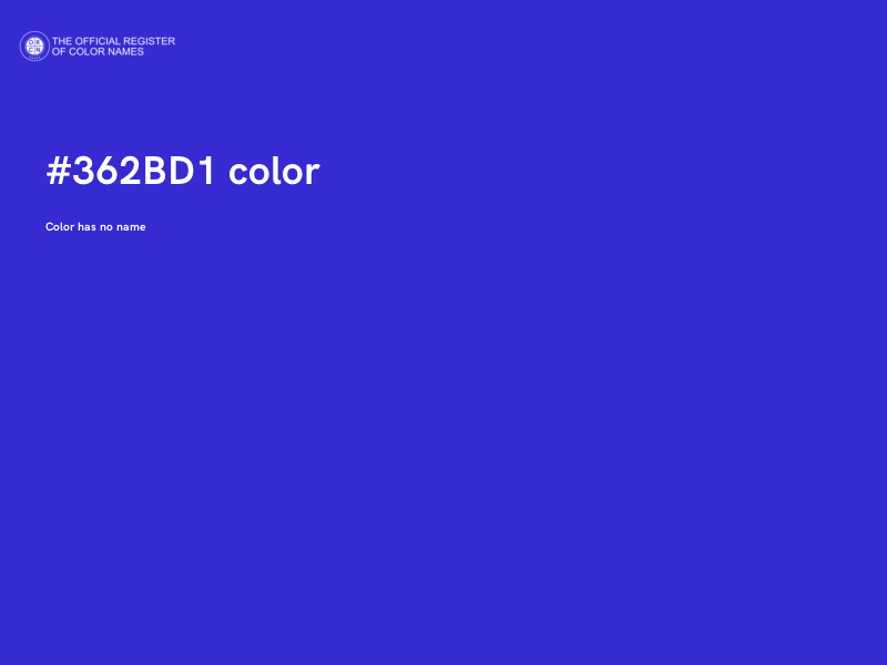 #362BD1 color image