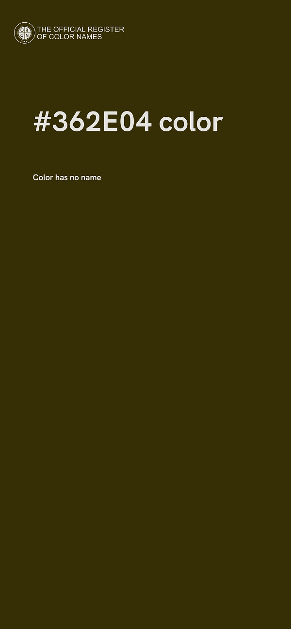 #362E04 color image