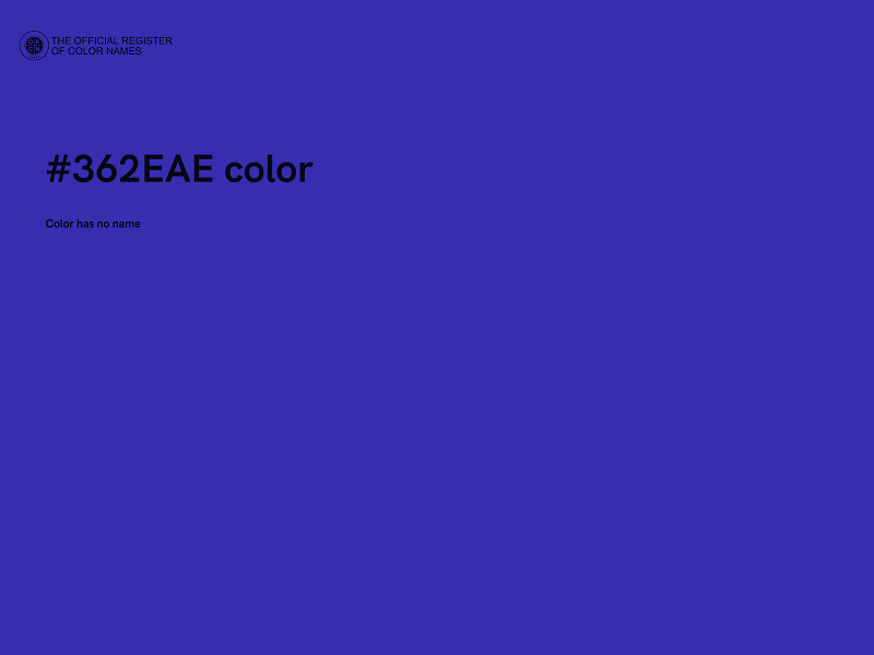 #362EAE color image