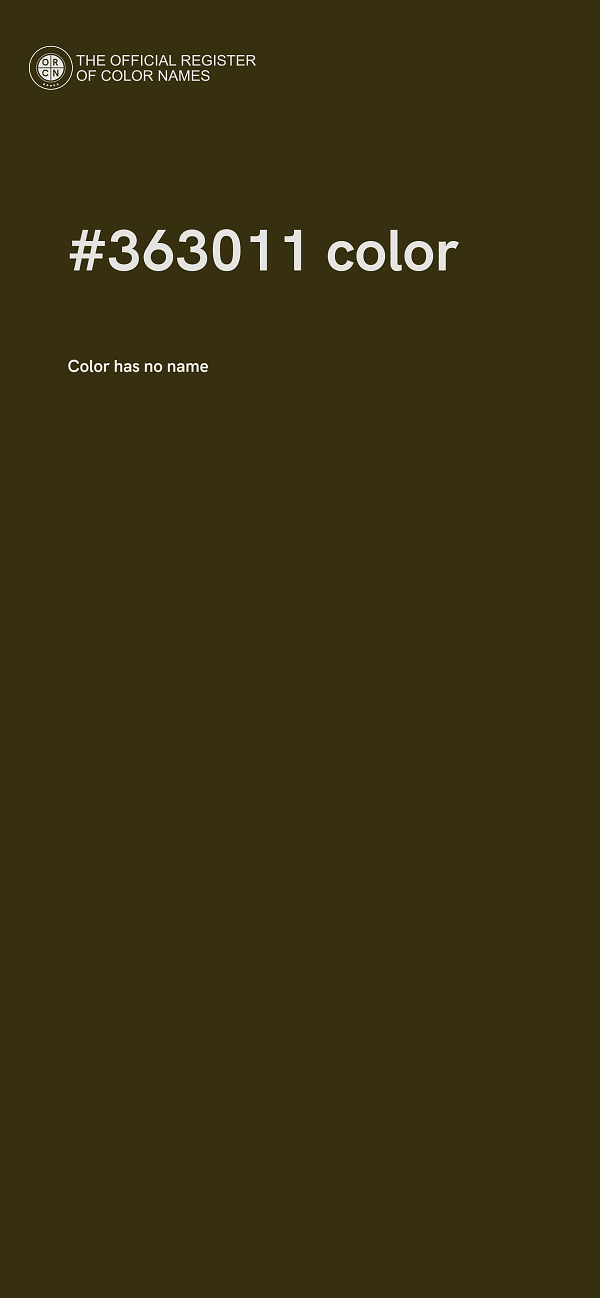 #363011 color image