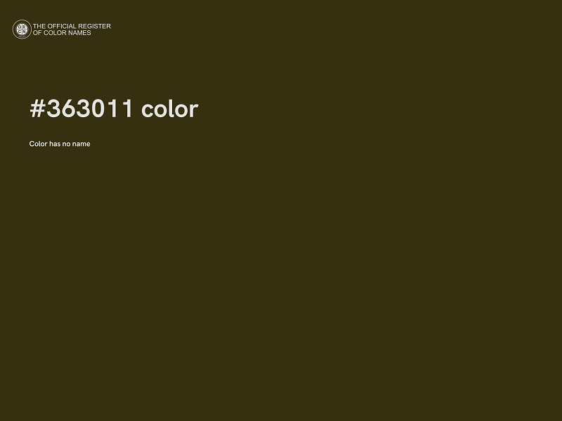 #363011 color image