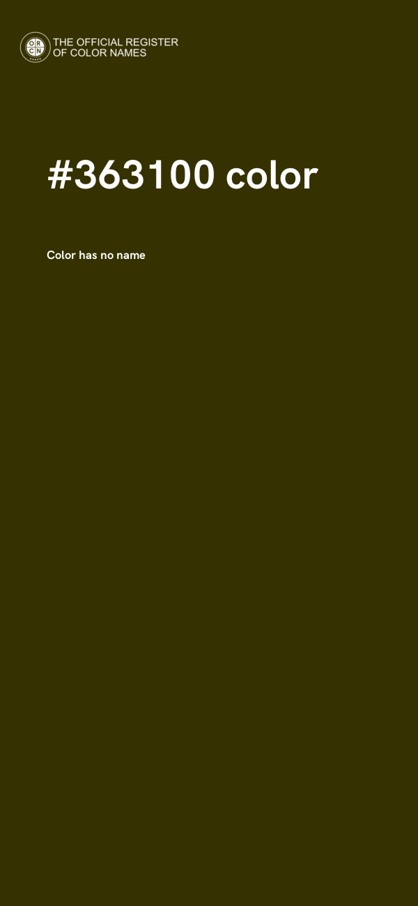 #363100 color image