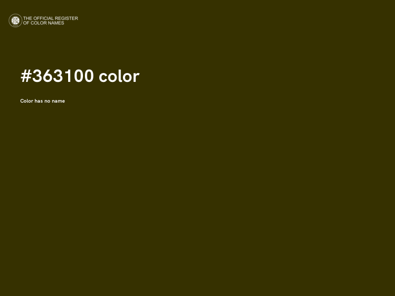 #363100 color image