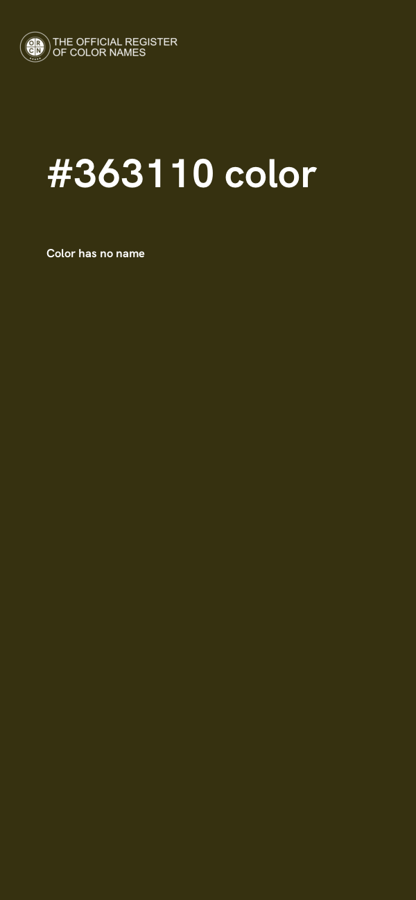 #363110 color image