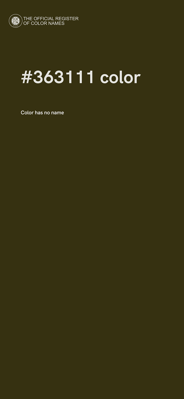 #363111 color image