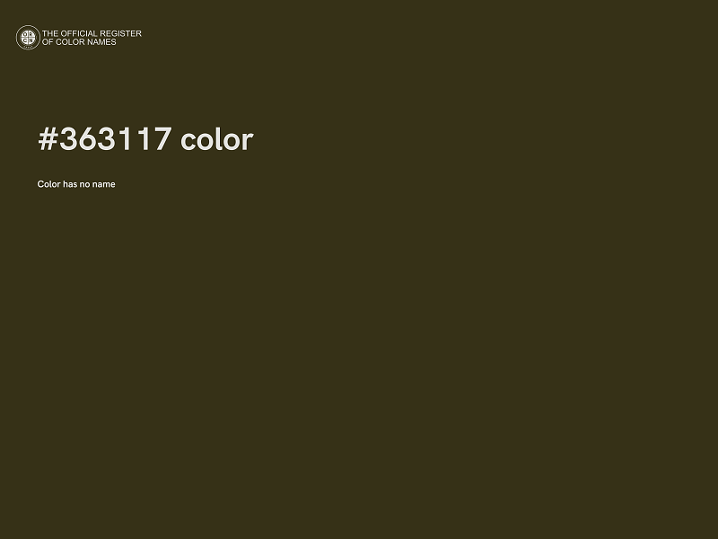 #363117 color image
