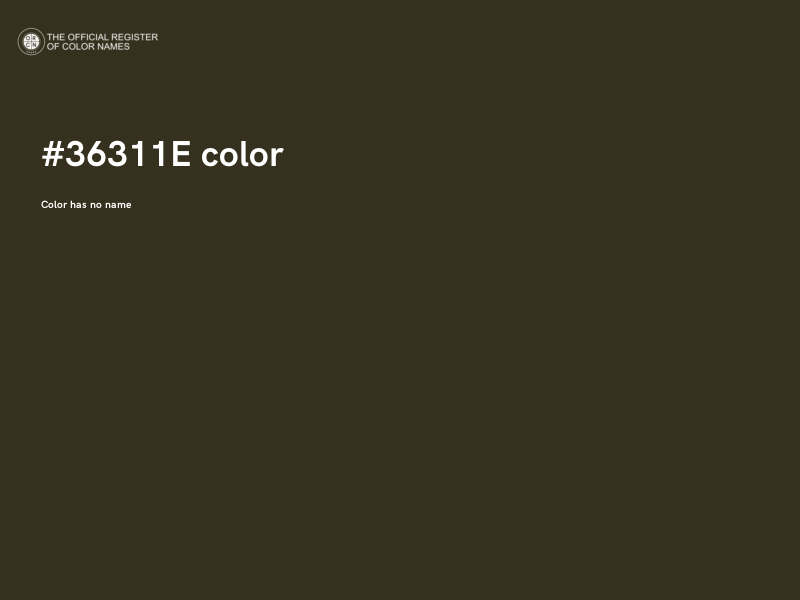 #36311E color image