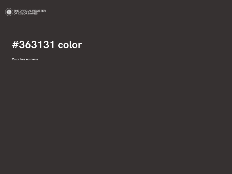 #363131 color image