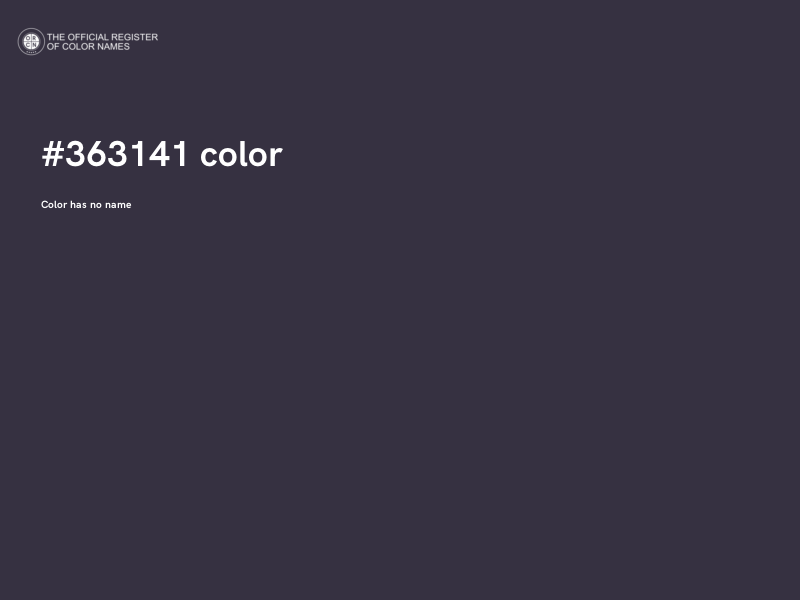 #363141 color image