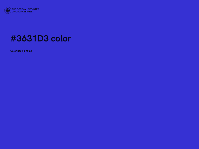 #3631D3 color image