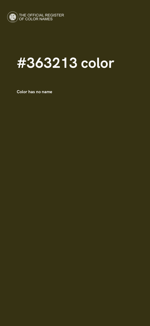 #363213 color image