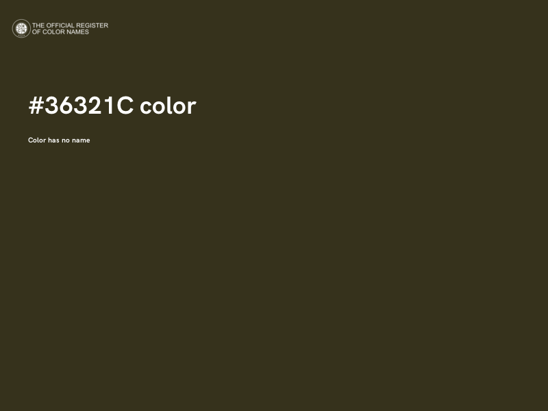 #36321C color image