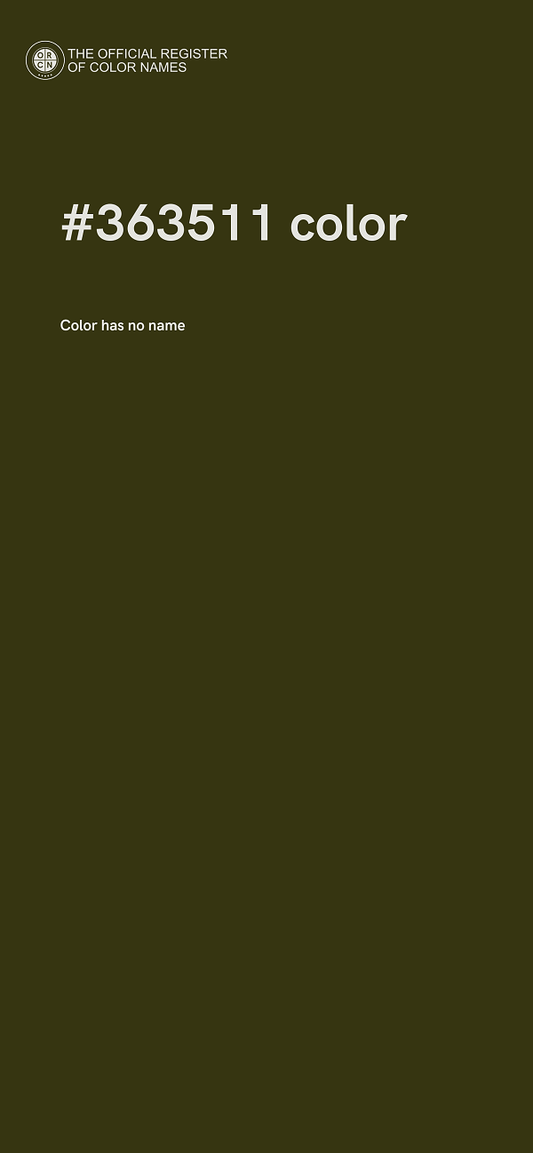 #363511 color image
