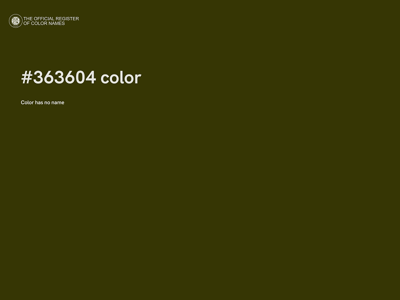 #363604 color image