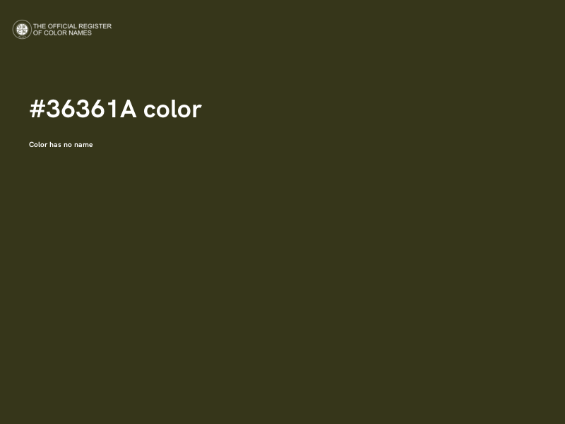 #36361A color image