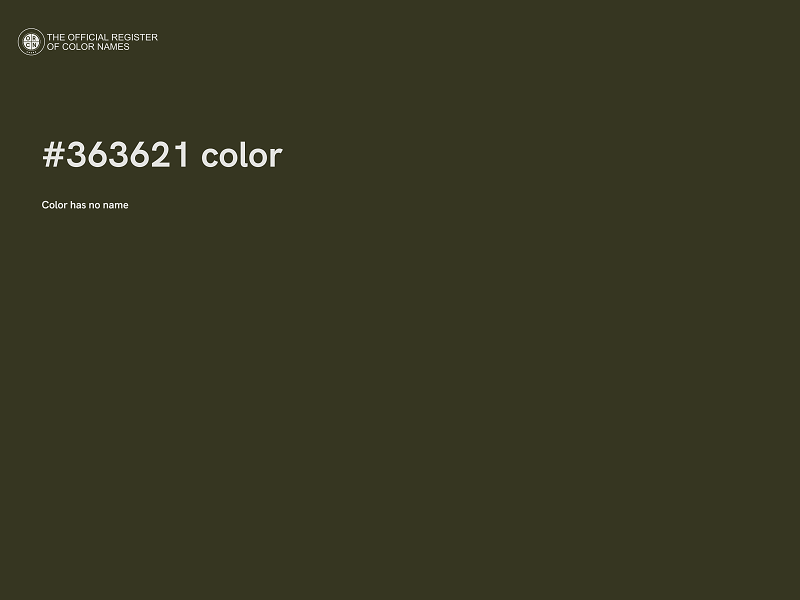 #363621 color image