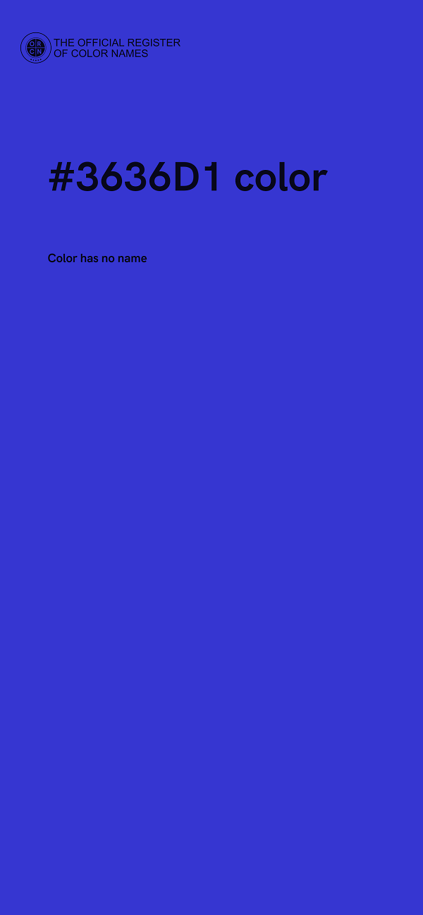 #3636D1 color image