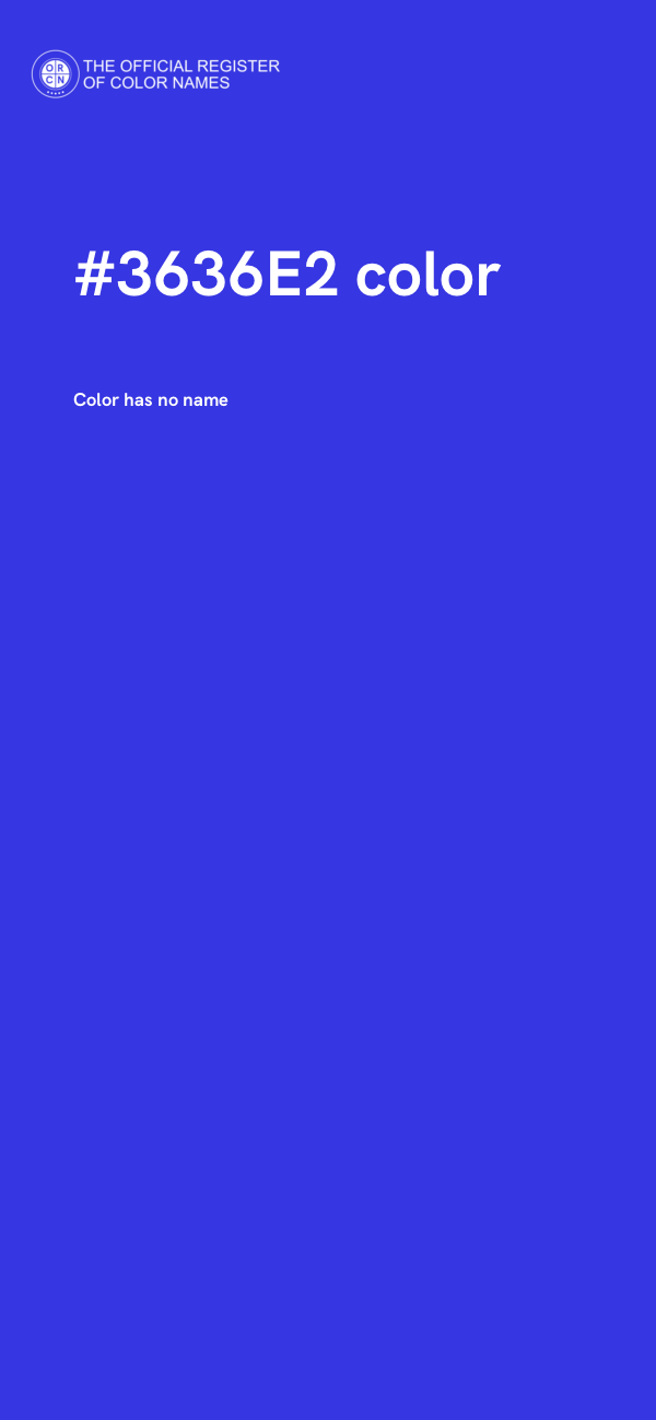 #3636E2 color image