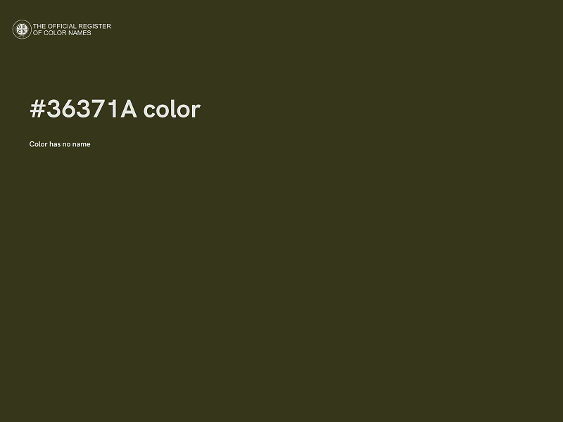 #36371A color image