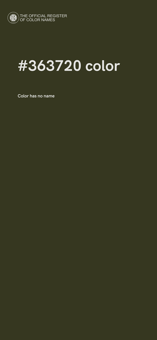 #363720 color image