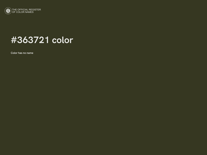 #363721 color image