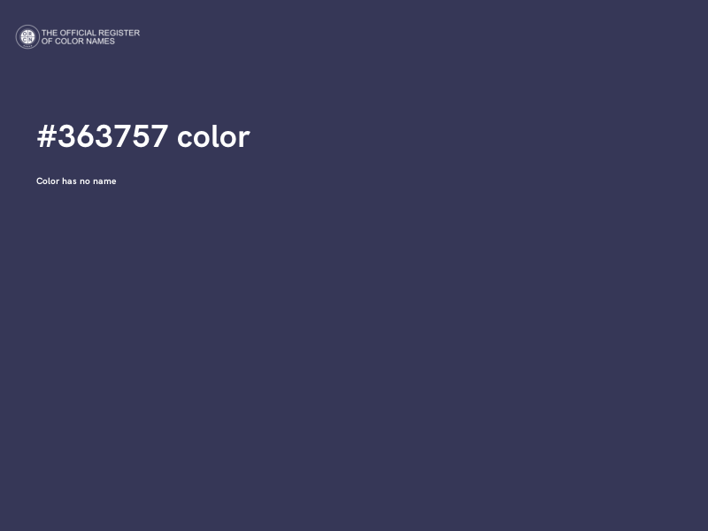 #363757 color image