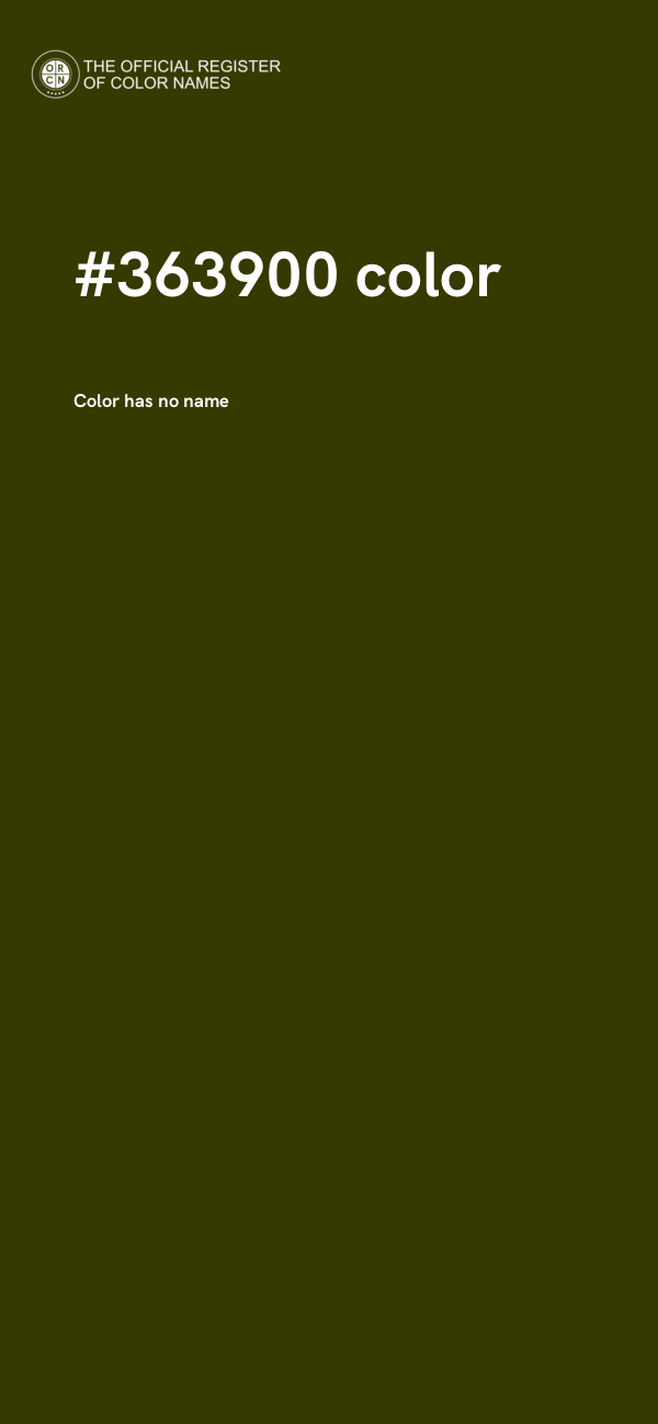 #363900 color image