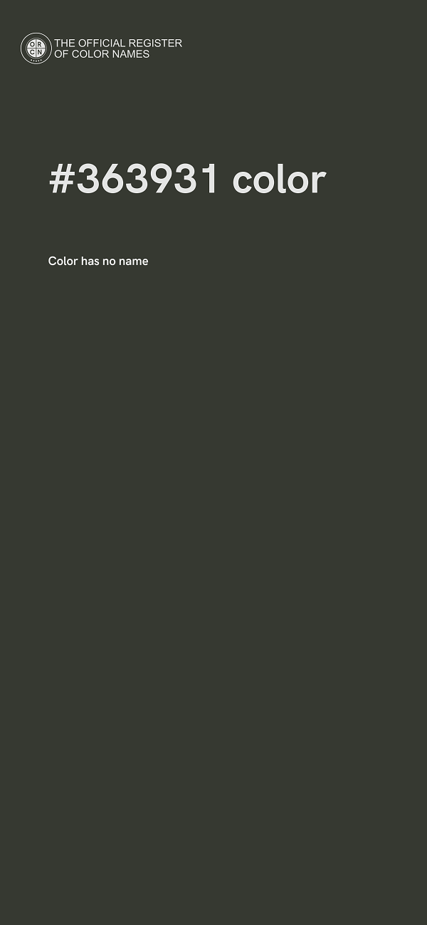 #363931 color image