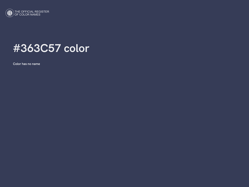 #363C57 color image