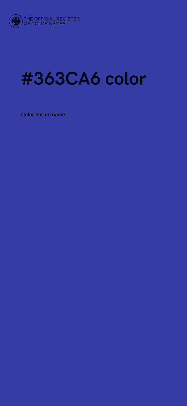 #363CA6 color image