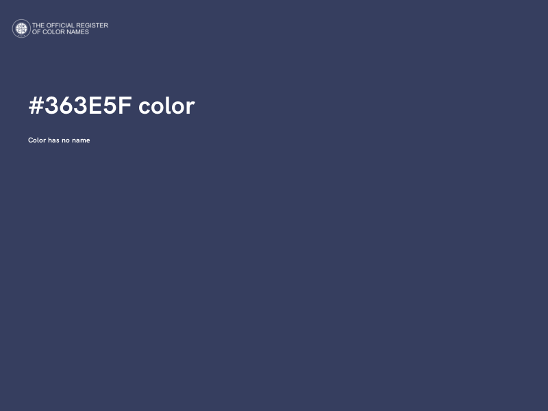 #363E5F color image