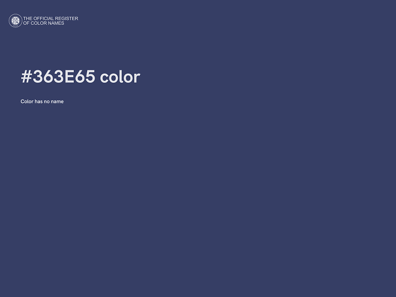 #363E65 color image