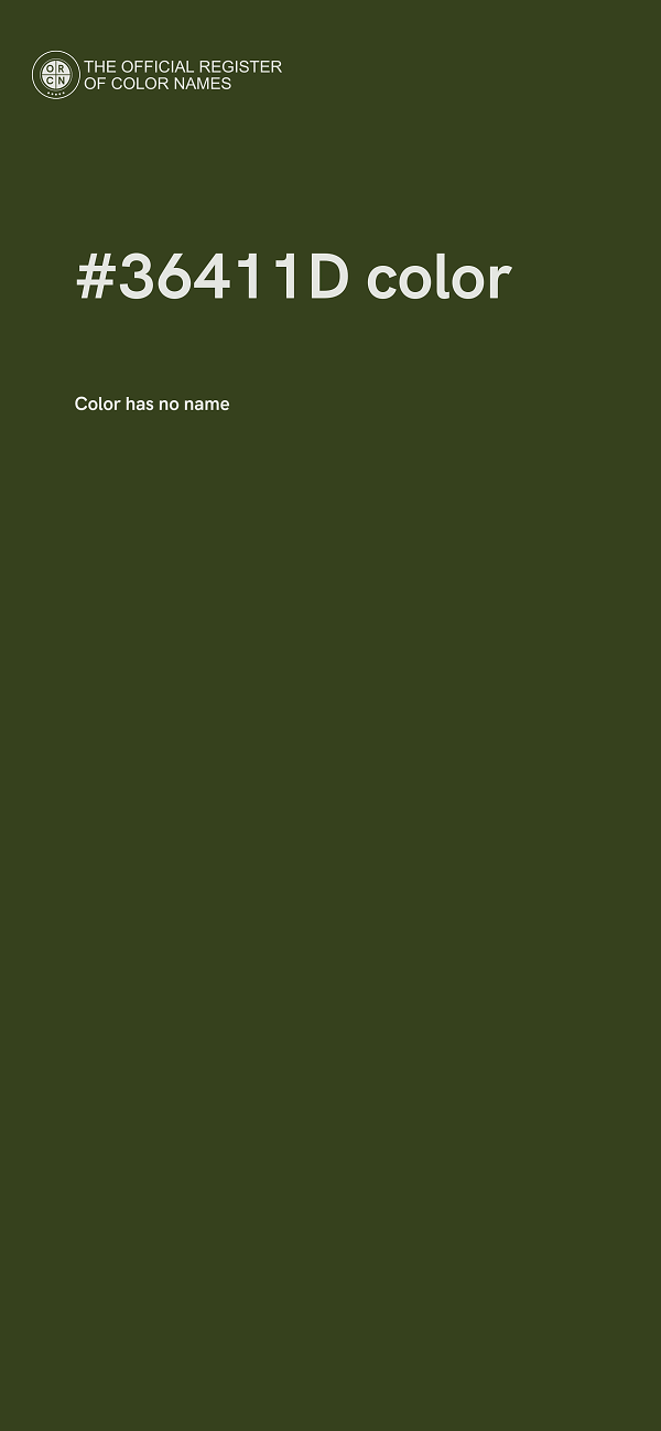 #36411D color image