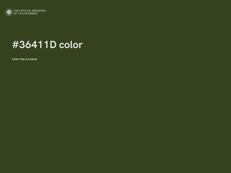 #36411D color image