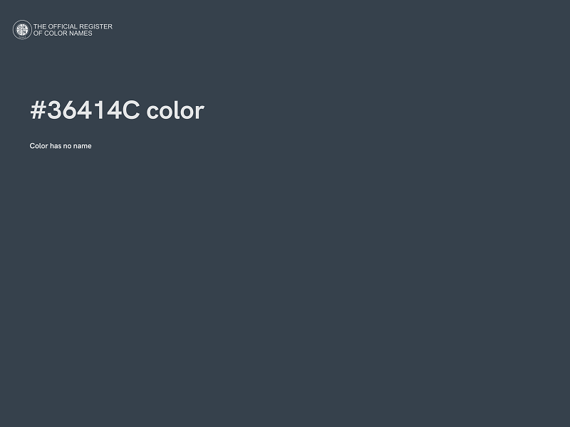 #36414C color image