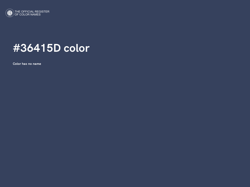 #36415D color image