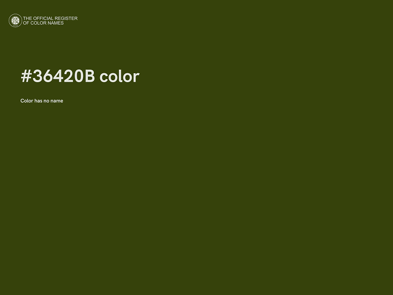 #36420B color image