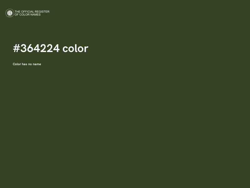 #364224 color image