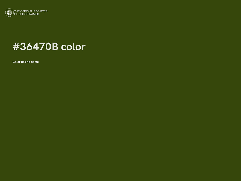 #36470B color image
