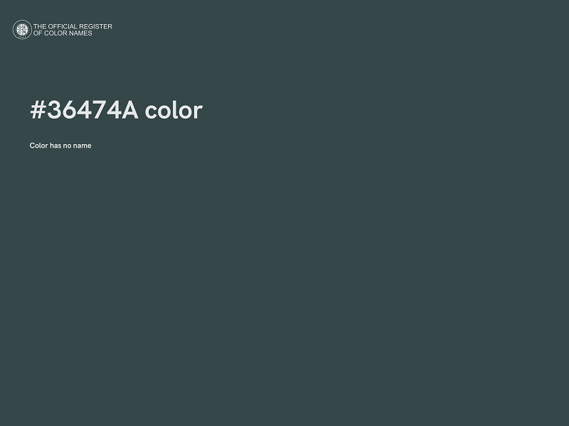 #36474A color image