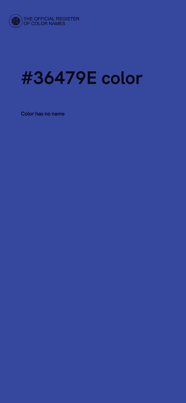 #36479E color image