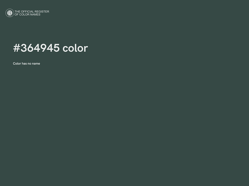 #364945 color image