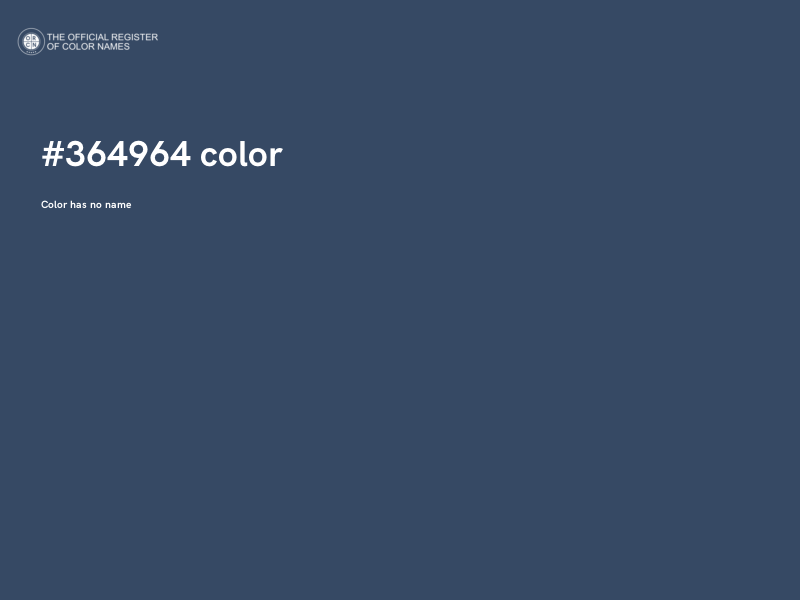#364964 color image