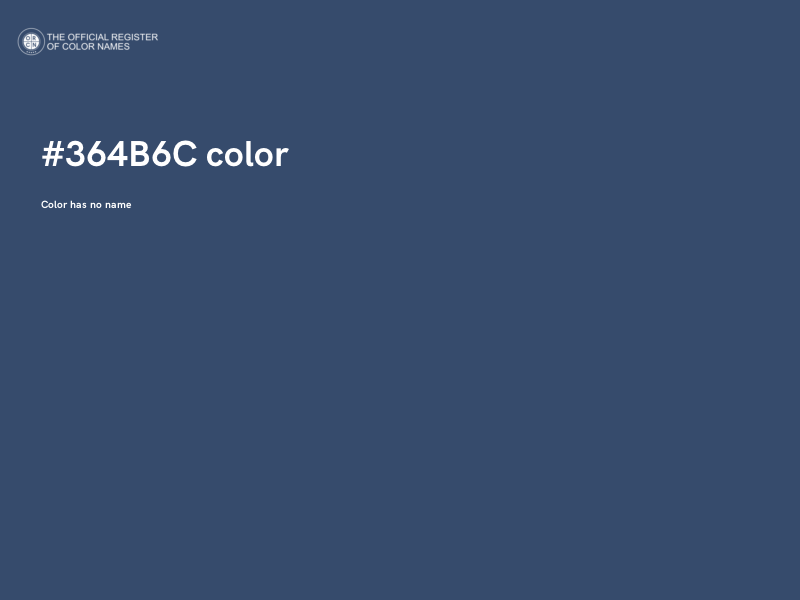 #364B6C color image