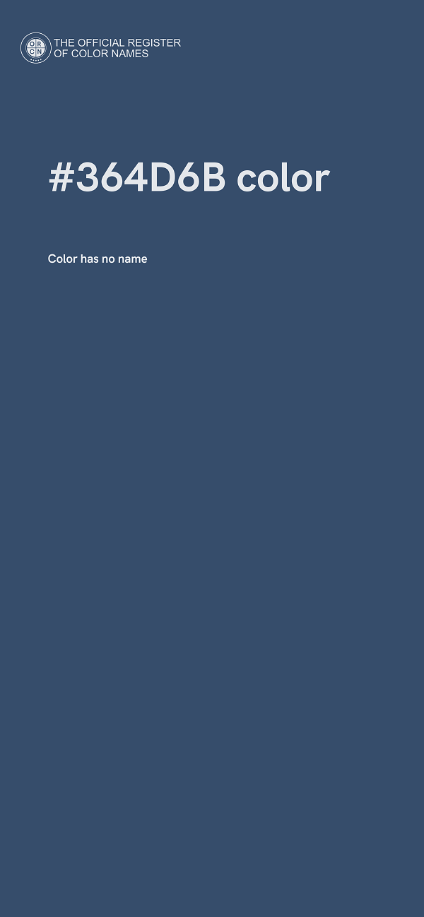 #364D6B color image