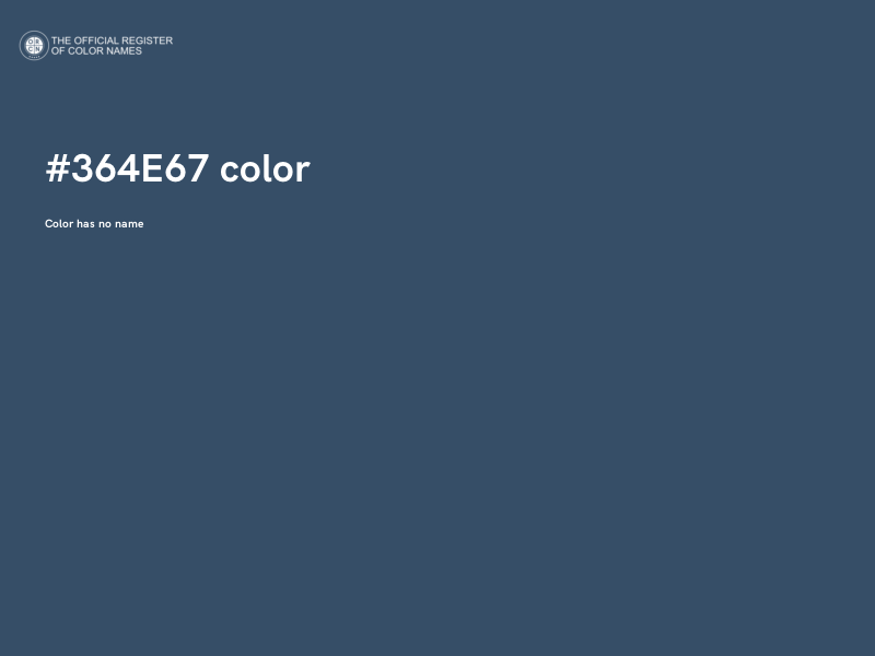 #364E67 color image