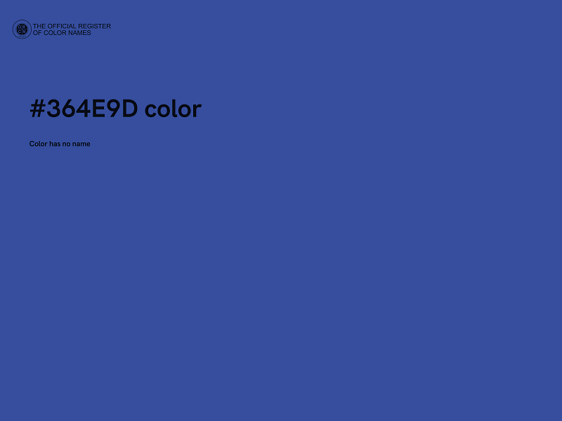 #364E9D color image