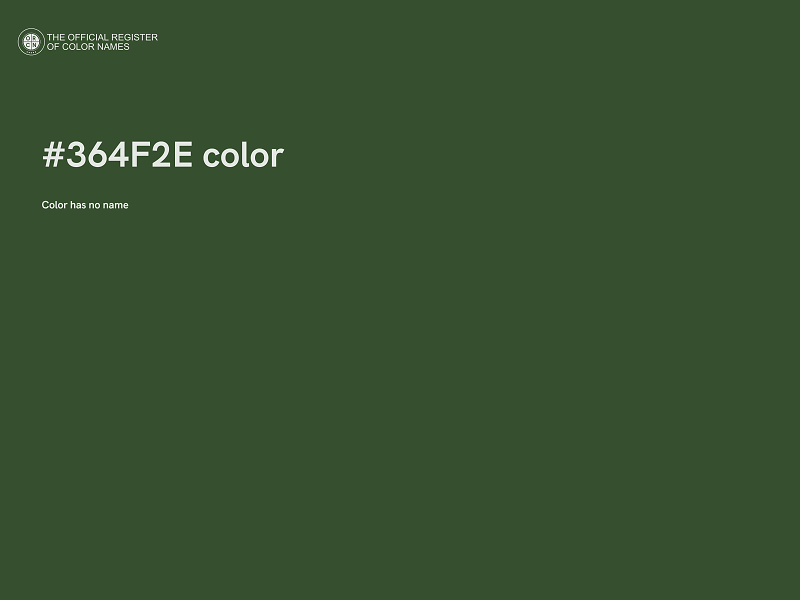 #364F2E color image